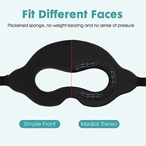 Supernatural VR Sweat Mask for Meta Quest 3S Headsets (Black)